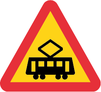 A37 , Varning för korsning med spårväg